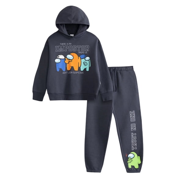 Among Us Boys There Is An Impostor Characters Hoodie And Joggers Set