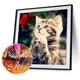 thumbnail image 1 of Gatito travieso gato rosa 5D diamante DIY pintura artesanía decoración del hogar Tmvgtek decoración de arte en el hogar, 1 of 7