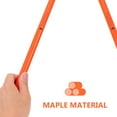 thumbnail image 3 of OUNONA 2 Pairs Musical Sticks Orange Wood Rhythm Sticks for Performance, 3 of 7