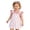 Pink*, variant on Children Girls Outfits Summer Cute Solid Color Romper with Floral Print Overalls 2 Piece Soft Comfortable Daily Wear Holiday Travel Clothing Sets