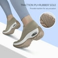 thumbnail image 7 of STQ Women's Walking Shoes Slip on Breathable Sneakers Taupe US 8.5, 7 of 7
