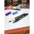 20 Brush Tip Acrylic Paint Pens, Classic and Metallic Color Combination