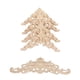 thumbnail image 3 of Apliques 5 Piezas Apliques De Madera Onlays Madera De Goma Tallada 4 Onlays De Esquina Y 1 Onlay Largo Para Muebles De Armario, Puerta, Cama, 3 of 7