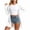 White1, variant on Jamicy Women's Jackets Solid Color Sun Protection Golf Athletic Jackets Lightweight Full Zip Long Sleeve Shirts with Pockets