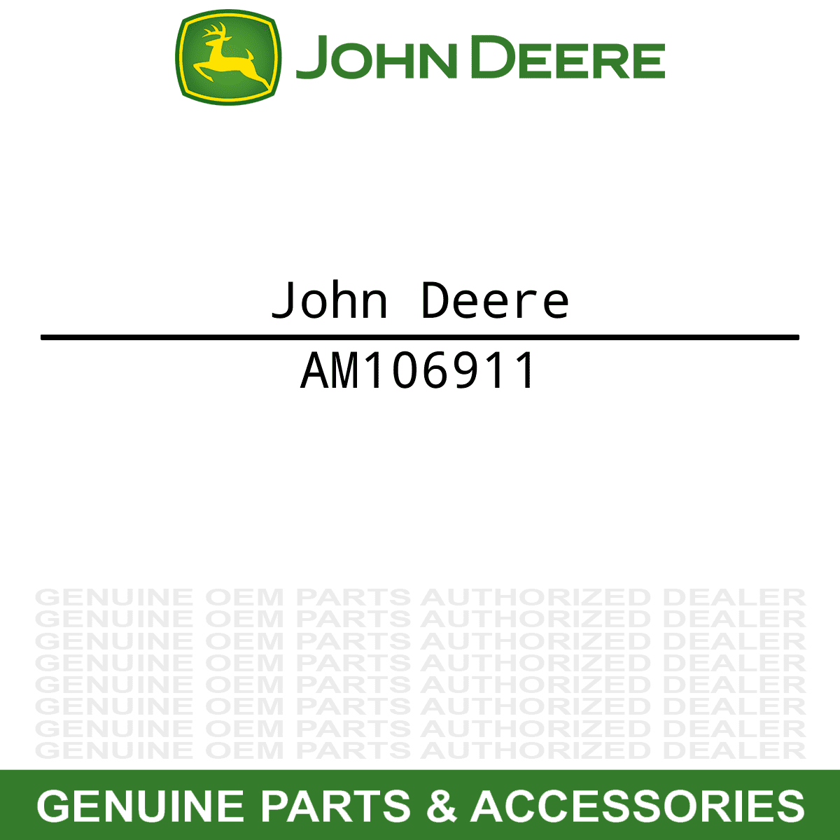 John Deere Hydraulic Hose AM106911 Genuine