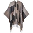 thumbnail image 4 of YooGuoGuo Women's Tassel Shawls Wraps Warm Winter Open Front Poncho Cape Oversized Cardigan Sweater Coat, 4 of 4