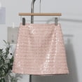 thumbnail image 2 of Women's Sparkly Wool Sequined Wrap Skirt Elegant Autumn Winter Fashion Step Skirt Small Fragrance Design, 2 of 2