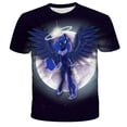 thumbnail image 2 of Camiseta de unicornio de verano para niñas, camiseta de manga corta con estampado 3D de 3 a 14 años, camisetas para niños, camisetas bonitas, camisetas de dibujos animados para niños, ropa 10T Gao Jinjia LED, 2 of 2