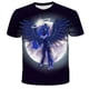 thumbnail image 2 of Camiseta de unicornio de verano para niñas, camiseta de manga corta con estampado 3D de 3 a 14 años, camisetas para niños, camisetas bonitas con dibujos animados, ropa para niños 14T Gao Jinjia LED, 2 of 2