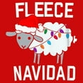 thumbnail image 2 of Boy's CHIN UP Christmas Fleece Navidad  Graphic Tee Red Large, 2 of 4
