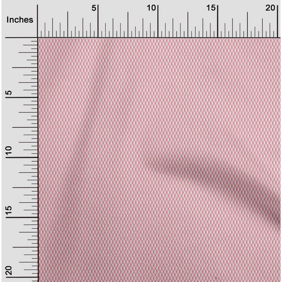 oneOone Organic Cotton Poplin Twill Fabric Triangle Geometric Fabric Prints By Yard 42 Inch Wide