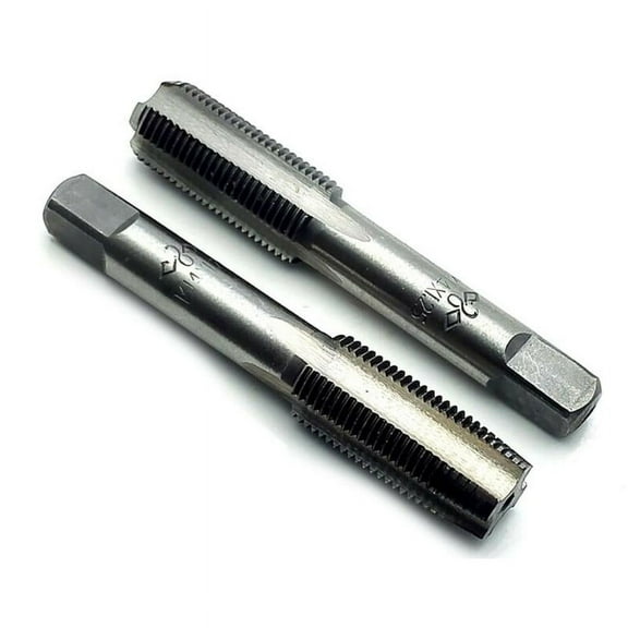 2pcs HSS 14mm x 1.25 Metric Taper & Plug Tap Right Hand Thread M14 x 1.25mm