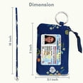 thumbnail image 4 of MNF Collections Zip ID Case with Lanyard Badge & ID Holders, Cotton, Birdie & Twig, 4 of 6