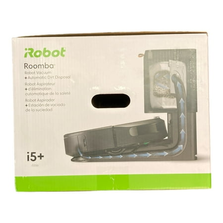 iRobot - Roomba i5+ Self-Emptying Robot Vacuum - Cool