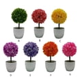 thumbnail image 4 of Inteprter Elegante planta artificial en maceta agrega sofisticación a cualquier espacio Plantas artificiales en macetas de interior Decoración púrpura, 4 of 6