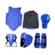 thumbnail image 2 of Protector corporal de entrenamiento de taekwondo, protector de entrepierna ajustable, profesional Azul, 2 of 9