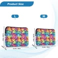 thumbnail image 4 of FORMRS 15"-15.6" Laptop Sleeve Protective Case Soft Carrying Quilted Computer Bag Cover, Vibrant Leaves Pattern, 4 of 7