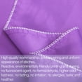 thumbnail image 3 of Flxxie Satin Pillowcases with Zipper Silky Soft Sateen Pillow Cases Covers Set of 2 (Standard, Purple), 3 of 5