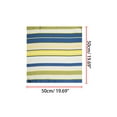 thumbnail image 2 of INSPIRE CHIC Women's Stripe Print Square Scarves Head Scarf Kerchief Yellow, 2 of 4