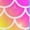 Multicolor, variant on Girls Pajamas Silk PJS Set Rainbow Unicorn Sleepwear Short Sleeve Long Pants Jammies for Toddler Kids
