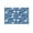 Snow SteelBlue, variant on Black White Floral Sun Shade Sail 6.5'x10' Rectangle Outdoor Shade Canopy, Farmhouse Vintage Botanical Leaves Porch Shades Outdoor Sun Blocking Screen, Sunshade Cloth Covers for Patio/Deck/Garden