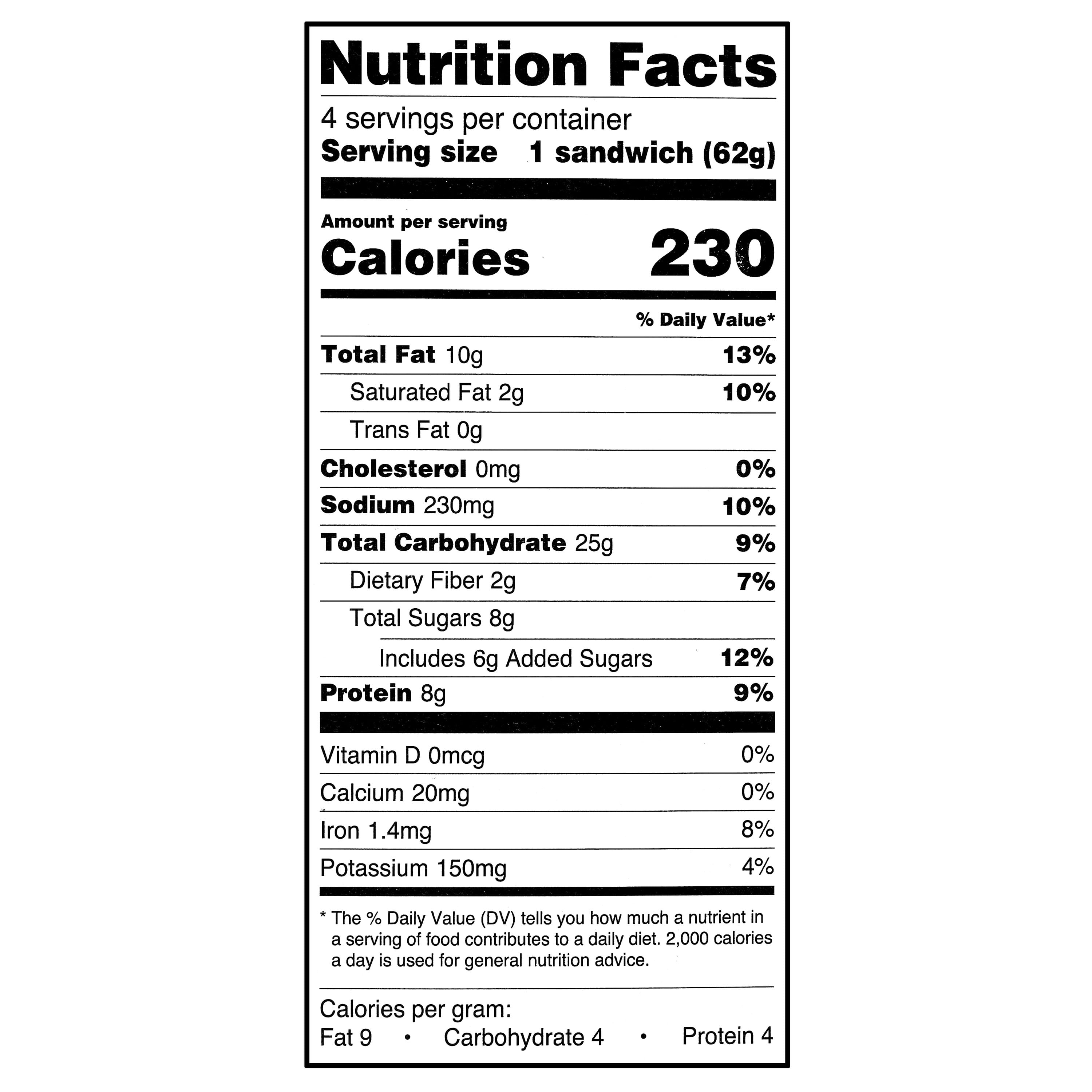 Great Value Frozen Peanut Butter and Strawberry Jam No Crust Sandwiches, 22 oz, 10 Count