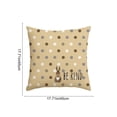 thumbnail image 3 of Funda de almohada de poliéster con diseño de conejos de Pascua para decoración de fiestas, cojín para mesa de comedor, para uso doméstico, sofá, sala de estar, juegos de ropa de cama, colcha y cubreca, 3 of 6