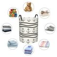 thumbnail image 6 of Kll Anchors And Ropes Waterproof Foldable Laundry Hamper Bucket With Handles For Storage Bin,Kids Room,Home Organizer (Medium), 6 of 8