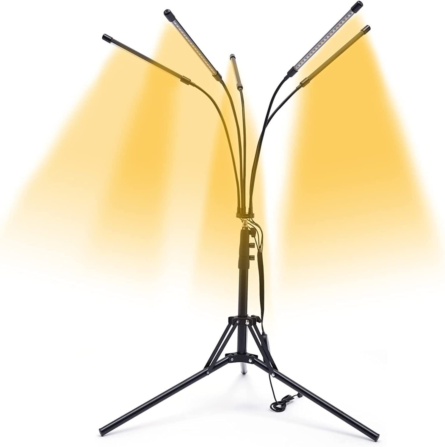 Plant Lights for Indoor Growing, 5Head Plant Growing Lamps, Full