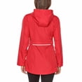 thumbnail image 2 of Jones New York Women's Rain Jacket Parka In A Pocket Windbreaker (Red, Medium), 2 of 3
