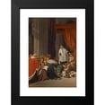 thumbnail image 2 of Paul Delaroche 17x24 Black Modern Framed Museum Art Print Titled - Saint Vincent De Paul Preaching to the Court of Louis XIII on Behalf of the Abandoned&nbsp;Children (1823), 2 of 5