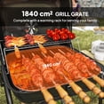 thumbnail image 4 of Outsunny Barbecue au Charbon, Barbecue Portatif avec 3 Tablettes, 4 of 10