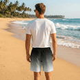 thumbnail image 2 of Puztloy Men’s Hawaiian Swim Trunks Summer Beach Lightweight Mesh Lining Bathing Suit for Men,Elastic Waist Drawstring Mens Swim Shorts with Pockets, 2 of 7