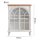 thumbnail image 1 of Estantería francesa con puerta de vidrio y madera maciza arqueada, aparador Retro americano, vitrina, aparador Comodas Con Cajones Vitrina, 1 of 4