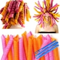 thumbnail image 1 of Rizadores de pelo MC Magic Curler en espiral, sin calor, 50 unidades, más ganchos, 1 of 7