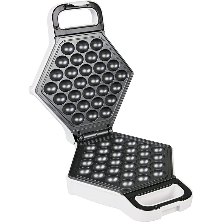 CucinaPro Bubble Waffle Maker, Nonstick Hong Kong Egg Waffle Iron