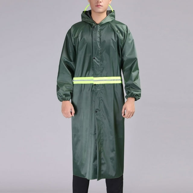 Weiqiqre Veste de Pluie pour Femmes Adulte Ripstop Temps Humide Poncho de Pluie Léger Imperméable Multi-Usage avec Capuche Abri Tente