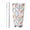 Straw Two-piece Set, variant on Picia Abstract Marble Texture Pattern 20 oz Tumbler Stainless Steel Vacuum Insulated Coffee Ice Cup Double Wall Travel Flask Dual Lid Water Bottle, Eco-friendly Car Cup-Straw Three-piece Set