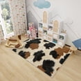 thumbnail image 3 of Cowhide Rug Large - 6x8 Rug - Cow Rug - Cow Print Area Rug - Animal Print Rugs - Western Carpet, 3 of 7