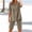 Coffee, variant on Dianli Gifts Two Piece Sets for Women Summer Casual Two Piece Set Short Sleeve Shirt and Shorts Lounge Outfit for Everyday Wear Khaki L
