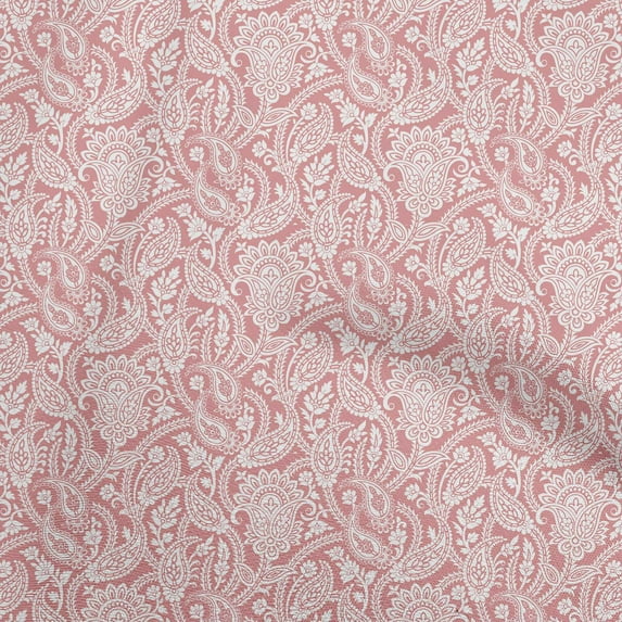 oneOone Cotton Poplin Twill Light Pink Fabric Asian Block Craft Projects Decor Fabric Printed By The Yard 56 Inch Wide