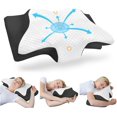 thumbnail image 2 of HOMCA TheraFlex Memory Foam Neck and Shoulder Support Pillow - Ergonomic Design, Premium Memory Foam, Spinal Alignment (1 Count), 2 of 9