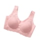 thumbnail image 3 of Sujetador de mujer Sujetador Hacer subir acolchado inalámbrico Sujetador deportivo de látex desmontable Ropa interior superior, Rosa, L Advancent AP001365-01, 3 of 7