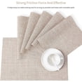 thumbnail image 2 of Placemats, Set of 8 Heat-Resistant Placemats Stain Resistant Anti-Skid Placemats for Kitchen Table, Washable Durable PVC Table Mats Woven Vinyl Placem, 2 of 4