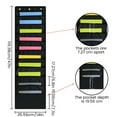 thumbnail image 2 of AMERTEER 30 Storage Pockets Chart Large Capacity Document Organizer Storage Pocket Wall Hanging File Organizer, 2 of 7