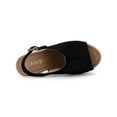 thumbnail image 4 of Allegra K Women's Slingback Platform Chunky Heel Sandals Black 8, 4 of 8
