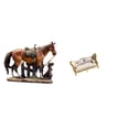thumbnail image 1 of Figura de caballo,Figura coleccionable de caballo en miniatura,sofá de casa de muñecas,Muebles para casa de muñecas,sofá para casa de muñecas,decoración a escala,Accesorios para casas de, 1 of 8