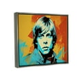 thumbnail image 4 of Stupell Industries Pop Style Luke Portrait Fairy Tales & Fantasy Painting Gray Floater Framed Canvas Art Print Wall Art, 21 x 17, 4 of 10