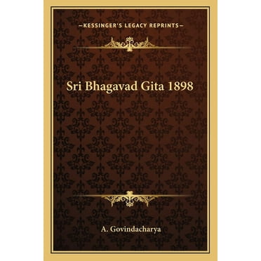 Sri Bhagavad Gita 1898 (Paperback)