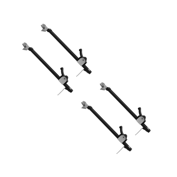 FRCOLOR 4 pcs Window Security Latch Aluminium Alloy Window Casement Stay Heavy Duty Window Telescopic Brace Window Lock Hardware Accessories